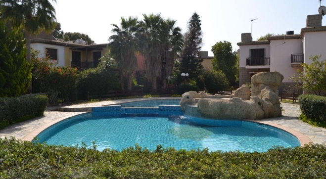 Two bedroom luxury house is available for rent in Dhekelia road with a common POOL close to the Beach!