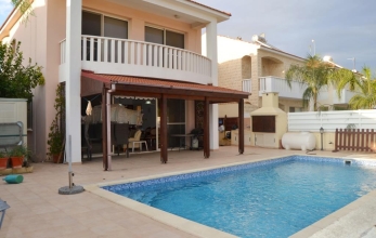 CV1951, 3 bed Villa with amazing sea views and pool for sale in Pervolia.