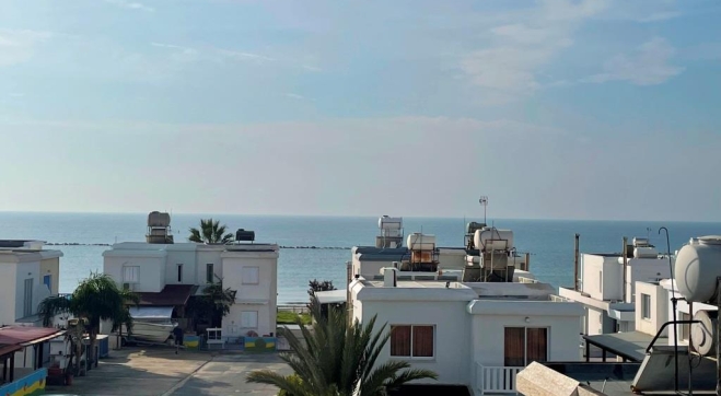 Large 2 bed penthouse with amazing sea views for sale in Pervolia.