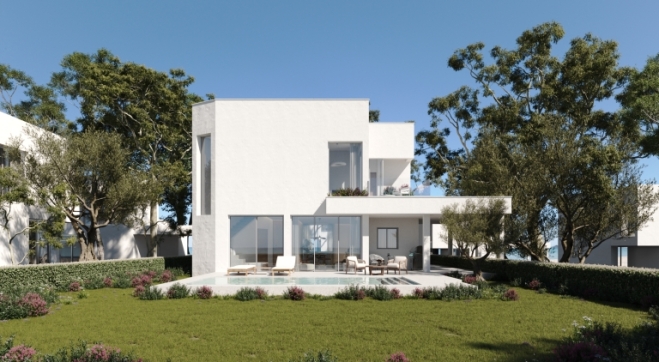 Three bed beach villas in Pervolia Larnaca for sale