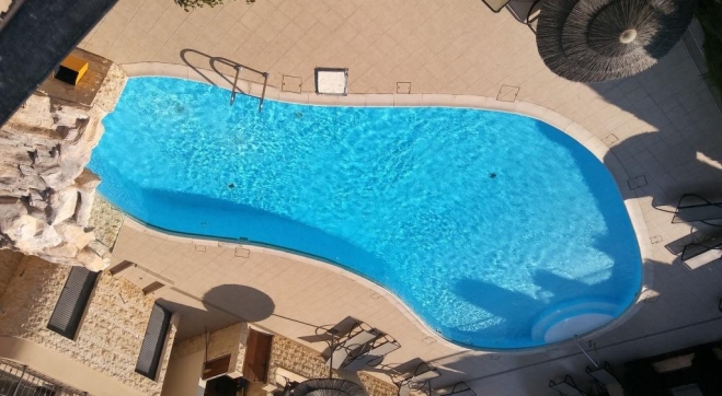 Two bedroom apartment is for rent in Tersefanou village with a common pool!