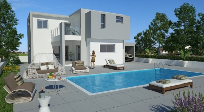 3 Bedroom House for sale in Pervolia with a private POOL