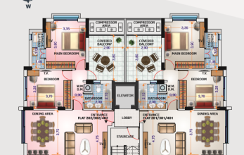 second to fourth floor FLOOR PLANS