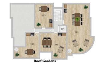 ROOF GARDENS PLAN