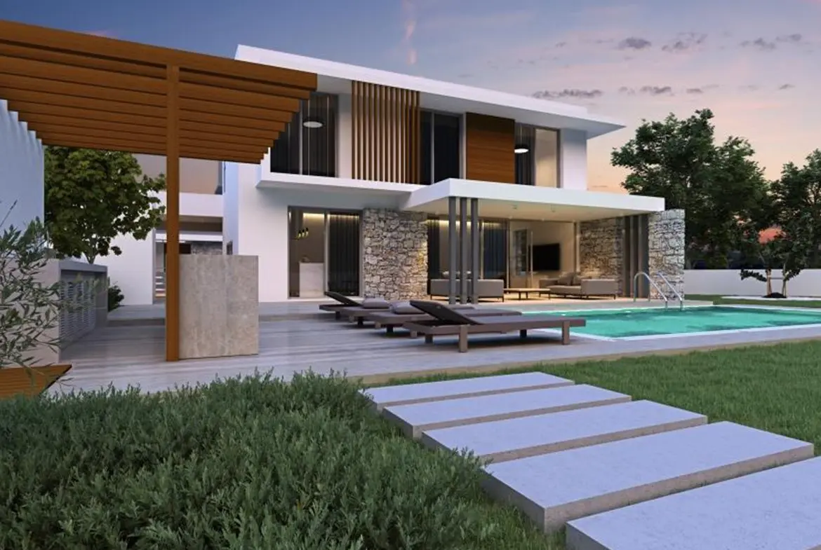 Luxury 4 bed villa for sale in Pervolia near the sea (1) Luxury 4 bed villa for sale in Pervolia near the sea