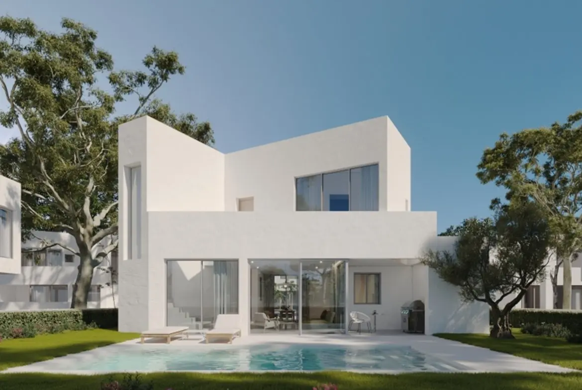 Modern three bedroom detached villas for sale in Pervolia (1)