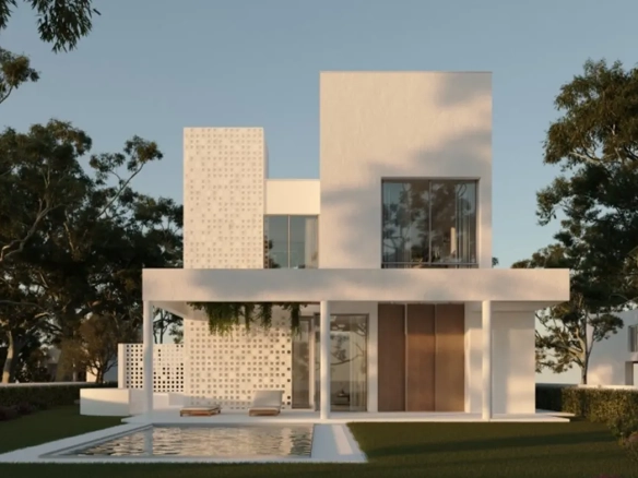 Three bed beach villas for sale in Pevolia