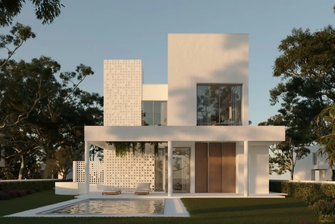 Three bed beach villas for sale in Pevolia (2) Three bed beach villas for sale in Pevolia