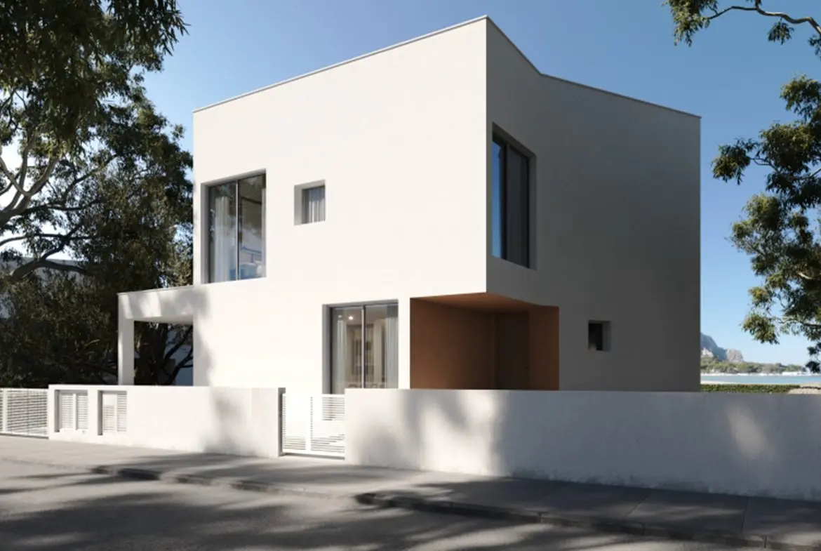 Three bed beach villas in Pervolia Larnaca for sale (2) Modern three bedroom beach villas