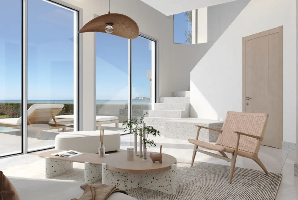 Three bed beach villas in Pervolia Larnaca for sale (3) Modern three bedroom beach villas