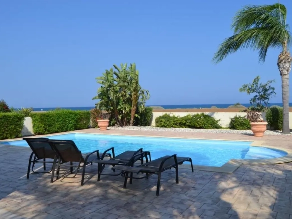 Three bedroom detached house for sale in Pervolia with private pool close to the beach