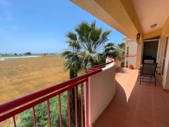 Two bed apartment with nice views in Pervolia for sale