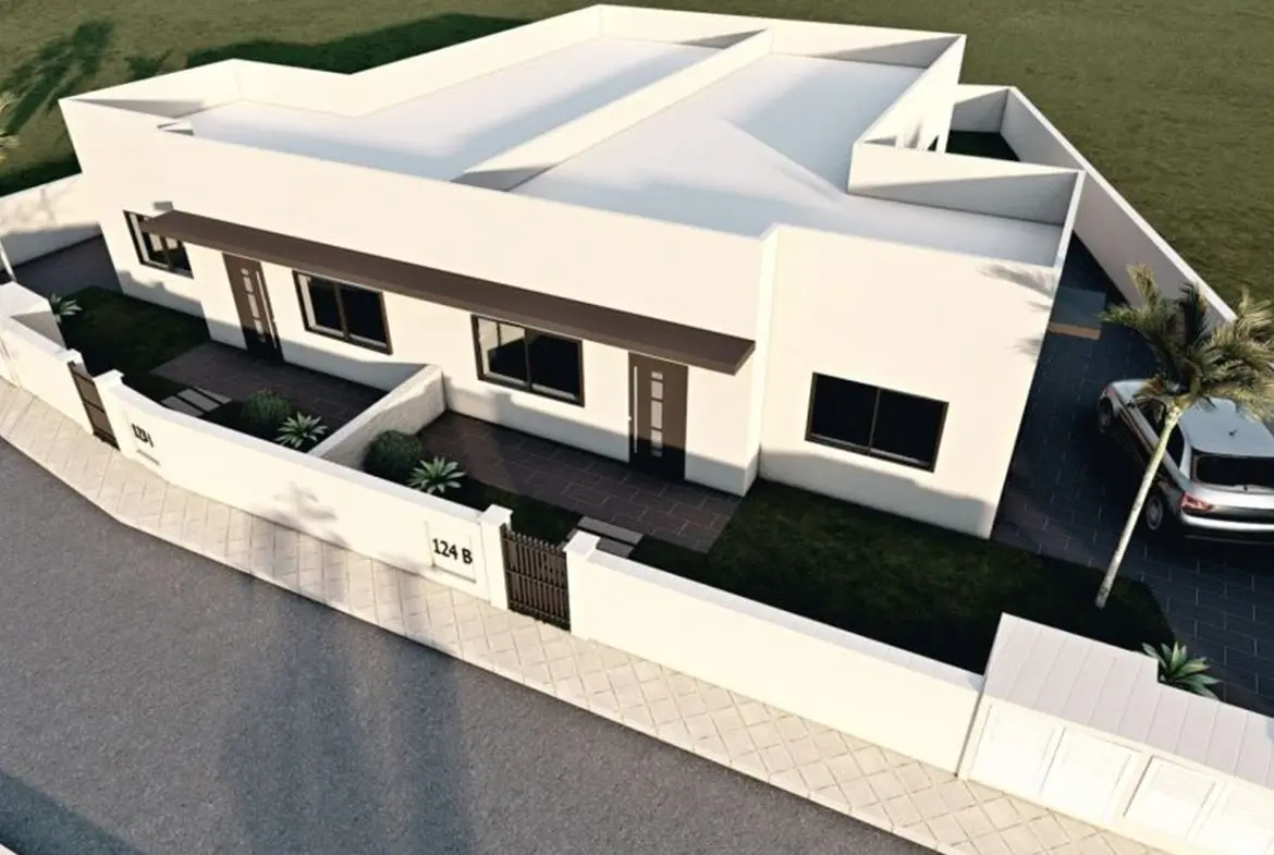 Two modern semi-detached houses (1) modern semi-detached houses Larnaca