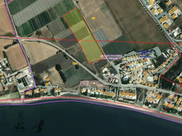 Tourist and Residential land for sale in Pervolia, Larnaca