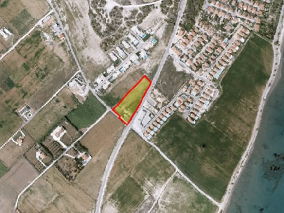 Tourist land for sale in Pervolia close to the beach